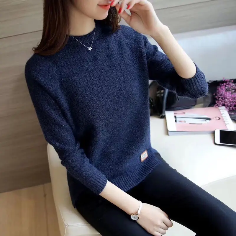 Autumn Sweater 2021 Spring women fashion sexy o-neck Casual women sweaters and pullover warm Long sleeve Knitted Sweater
Autumn Sweater 2021 Spring women fashion sexy o-neck Casual women sweaters and pullover warm Long sleeve Knitted Sweater