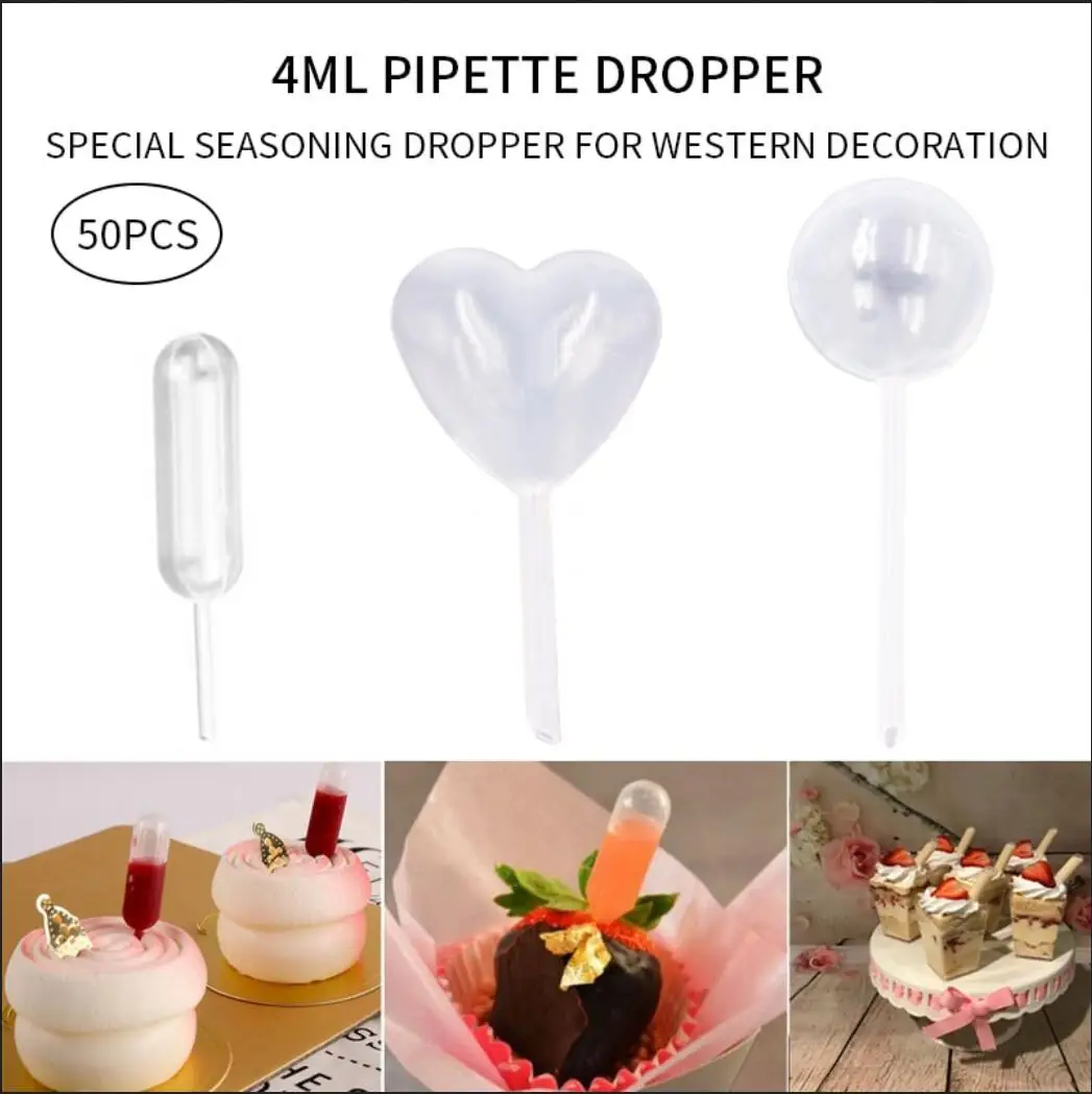 50 Pcs/pack Jelly Milkshake Cake Droppers Disposable Dropper Straw Injector For Cream Pipettes Cupcake Macaron Baking Tool H0116
50 Pcs/pack Jelly Milkshake Cake Droppers Disposable Dropper Straw Injector For Cream Pipettes Cupcake Macaron Baking Tool H0116