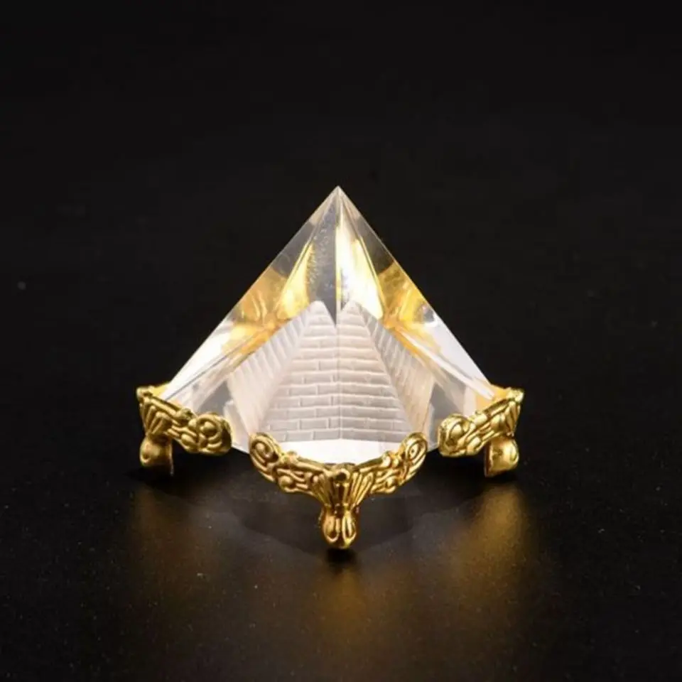 1Pcs Natural White Crystal Pyramid Ornaments Ancient Egyptian Pyramid Ornaments Home Office Decoration Gifts 4X4CM
1Pcs Natural White Crystal Pyramid Ornaments Ancient Egyptian Pyramid Ornaments Home Office Decoration Gifts 4X4CM