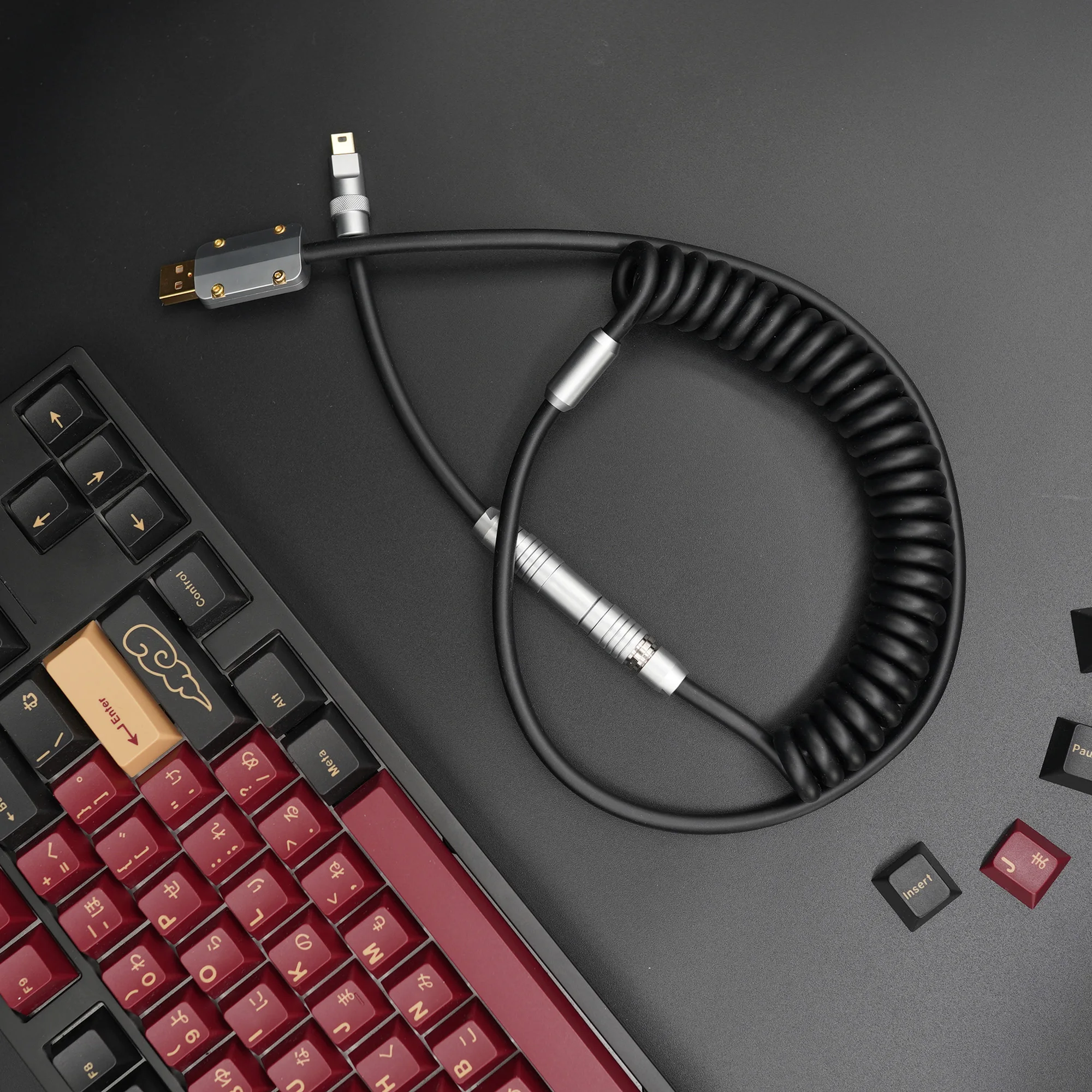 Механический кабель GeekCable для клавиатуры и передачи данных с авиационной вилкой, изготовление на заказ, Matrix1.2, верхняя конфигурация, черная ...
Механический кабель GeekCable для клавиатуры и передачи данных с авиационной вилкой, изготовление на заказ, Matrix1.2, верхняя конфигурация, черная ...