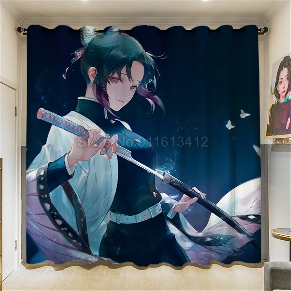 Devil's Blade Anime Curtains for Window Home Decor Cartoon Demon Slayer Kids Bedroom Living Room Modern Custom Printed Curtain
Devil's Blade Anime Curtains for Window Home Decor Cartoon Demon Slayer Kids Bedroom Living Room Modern Custom Printed Curtain