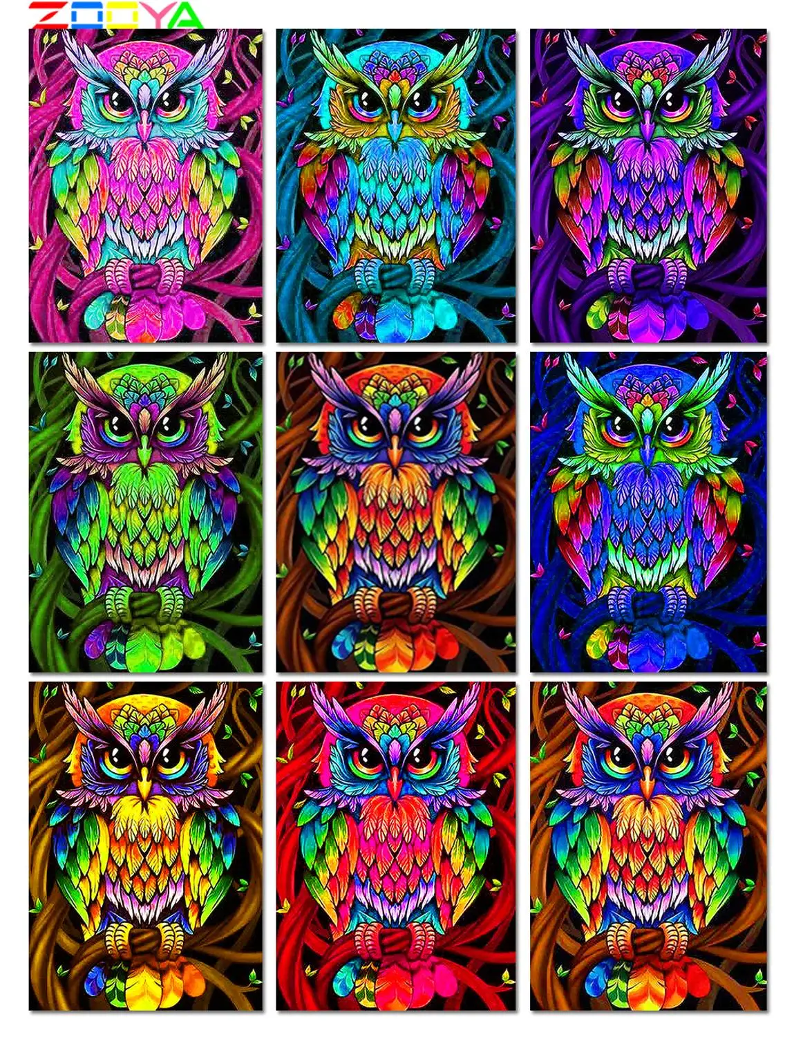 ZOOYA Owl Diamond Painting Full Square Embroidery Animals Pictures With Rhinestones Diamond Mosaic Cross stitch Home Decoration
ZOOYA Owl Diamond Painting Full Square Embroidery Animals Pictures With Rhinestones Diamond Mosaic Cross stitch Home Decoration