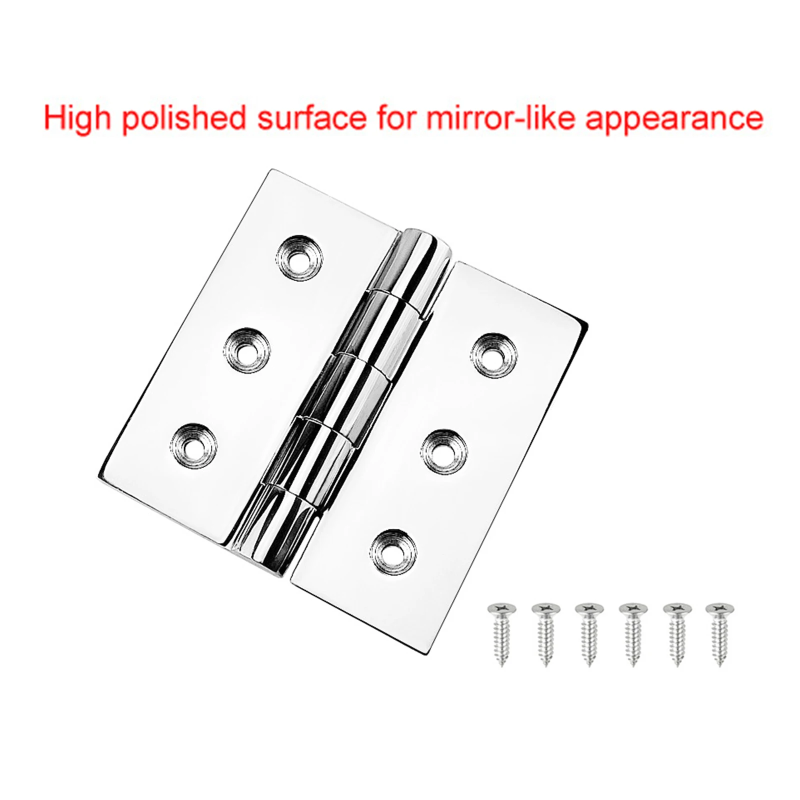 Casting Solid Stainless Steel Mirror-Like Door Boat Butt Hinge 4x4" Heavy Duty, Rust Resistant
Casting Solid Stainless Steel Mirror-Like Door Boat Butt Hinge 4x4" Heavy Duty, Rust Resistant