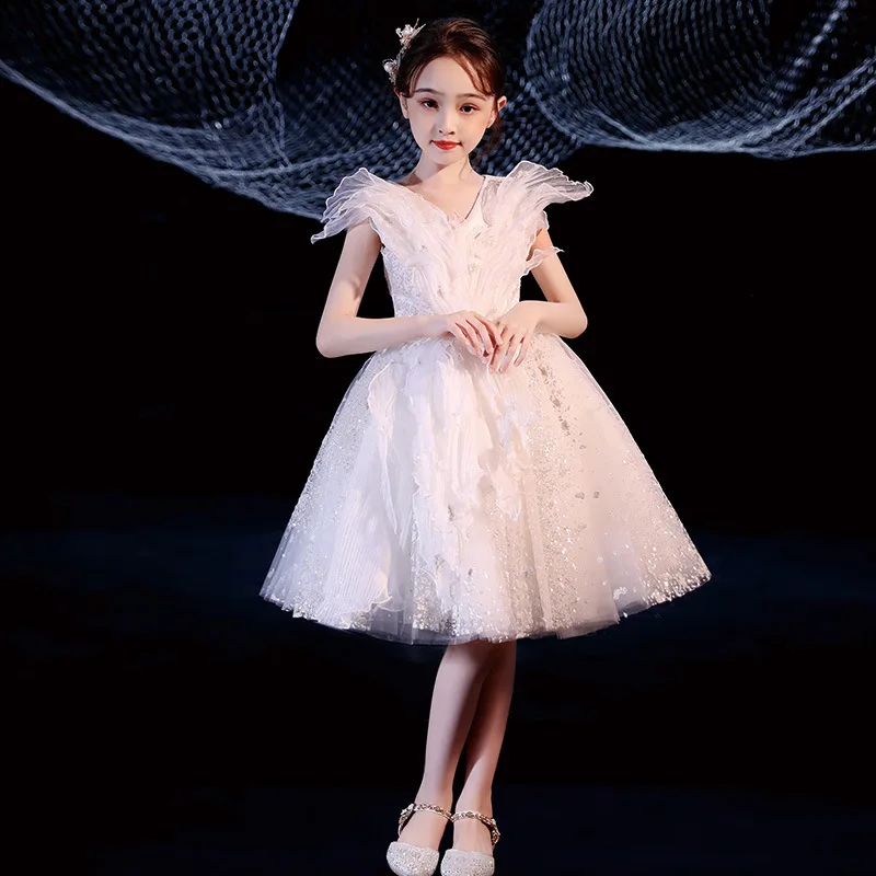 Girls Princess Dress Flower children's dress Children's wedding dress Girls shapeless walk show dress summer
Girls Princess Dress Flower children's dress Children's wedding dress Girls shapeless walk show dress summer