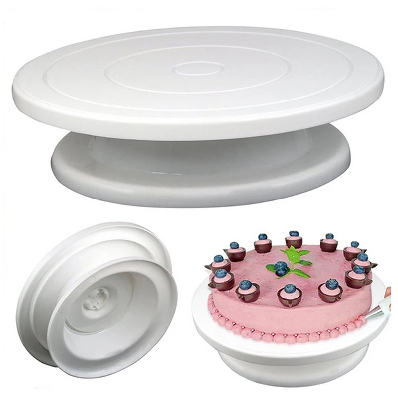 Cake Turntable Rotating Cake Plastic Dough Decorating Cream Cakes Stand Rotary Table DIY Pan Baking Tool Home Cake Accessories
Cake Turntable Rotating Cake Plastic Dough Decorating Cream Cakes Stand Rotary Table DIY Pan Baking Tool Home Cake Accessories