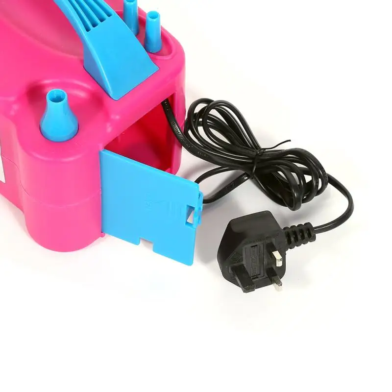 Portable Electric Balloon Inflator Pump EU Plug Double Hole Nozzle Air Compressor Inflatable Electric Balloon Air Blower Tool 
Portable Electric Balloon Inflator Pump EU Plug Double Hole Nozzle Air Compressor Inflatable Electric Balloon Air Blower Tool