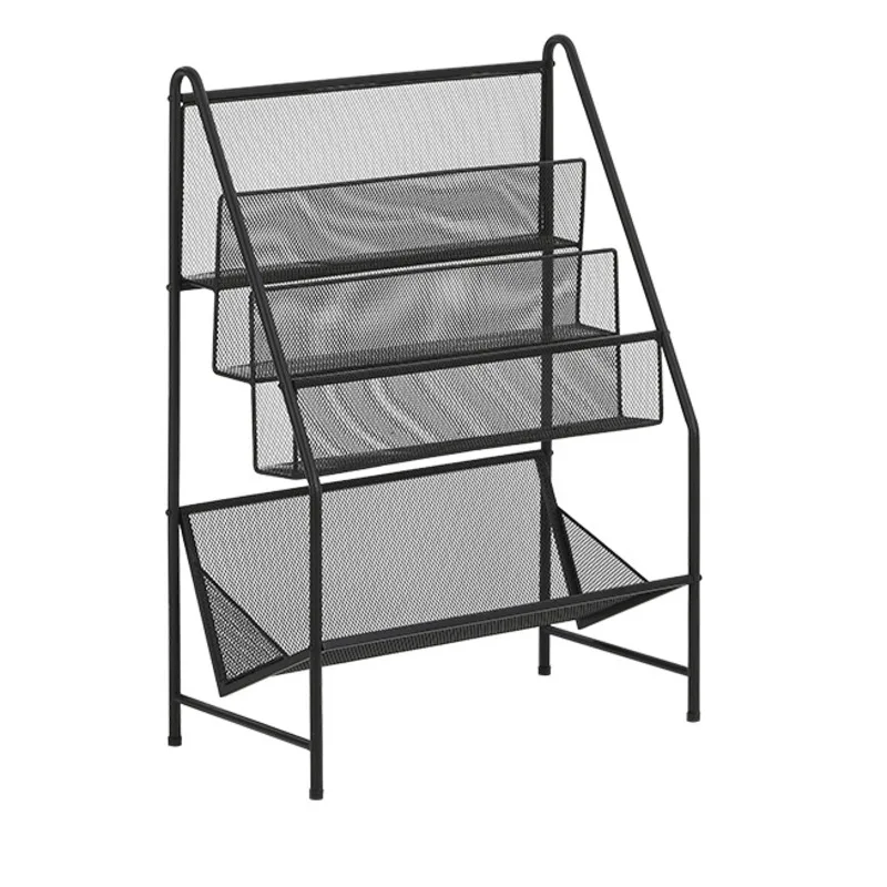 Metal light luxury children's picture book shelf toy integrated large capacity newspaper storage rack layered design organizer
Metal light luxury children's picture book shelf toy integrated large capacity newspaper storage rack layered design organizer