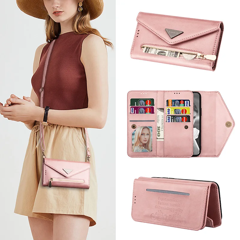 Zipper Wallet PU Leather Lanyard Phone Case For Xiaomi Mi 11 10 Lite CC9 Redmi Note 8 9 9S 10 Pro Max Dual Strap Cord Purse
Zipper Wallet PU Leather Lanyard Phone Case For Xiaomi Mi 11 10 Lite CC9 Redmi Note 8 9 9S 10 Pro Max Dual Strap Cord Purse
