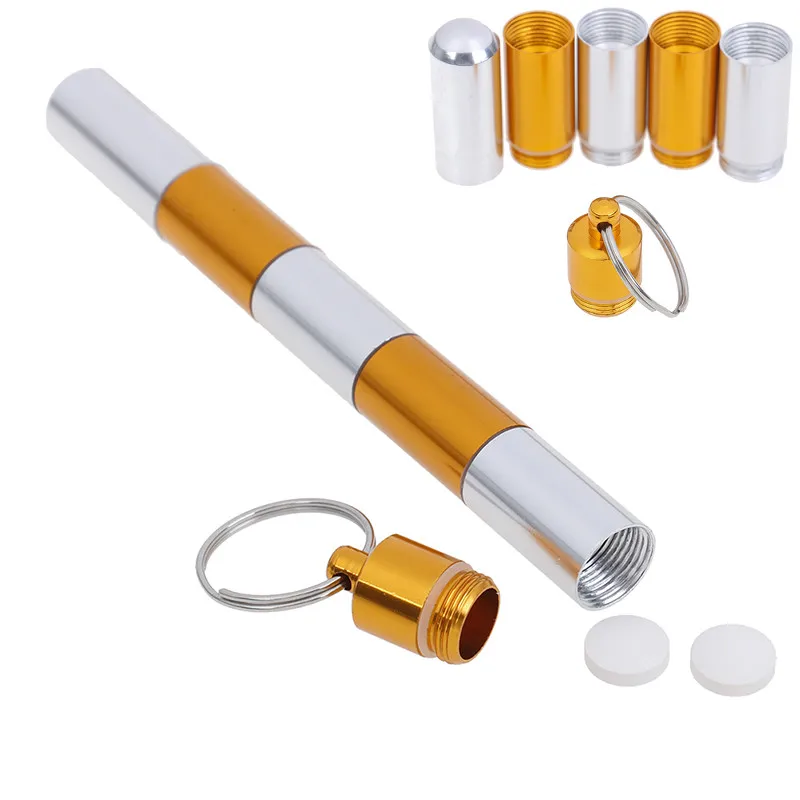 1PCS Outdoor Keychain 4/6 Grids Aluminum Pill Case Medicine Box Pocket Pill Holder Container 2Sizes
1PCS Outdoor Keychain 4/6 Grids Aluminum Pill Case Medicine Box Pocket Pill Holder Container 2Sizes