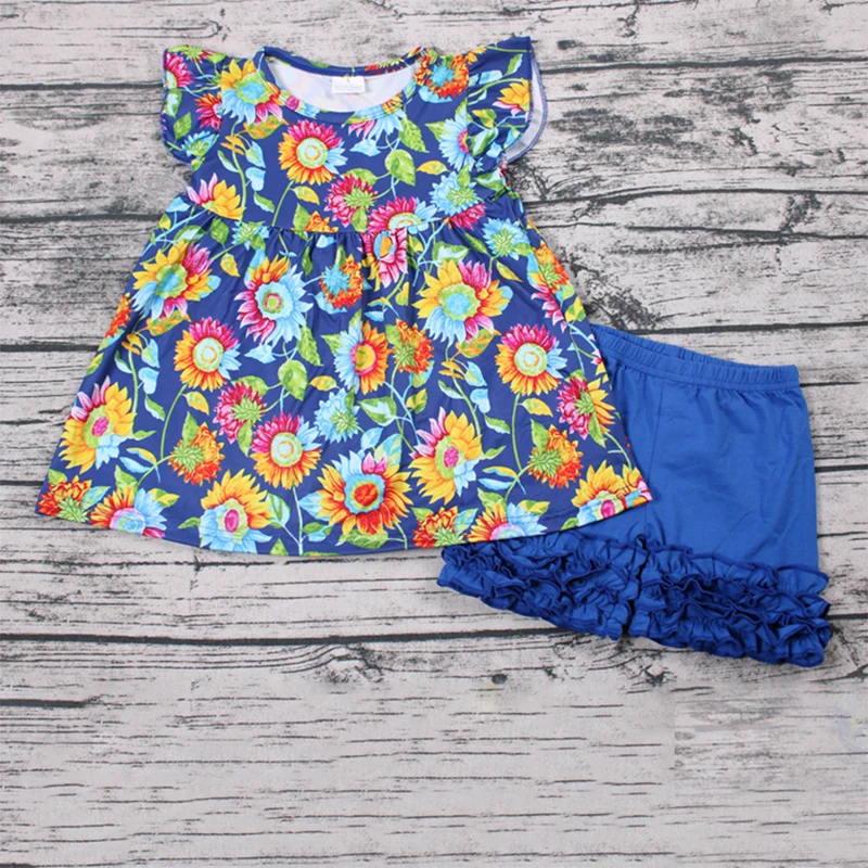 summer clothing floral print baby girl boutique outfit summer baby clothes set flutter sleeve top match shorts children outfit 
summer clothing floral print baby girl boutique outfit summer baby clothes set flutter sleeve top match shorts children outfit