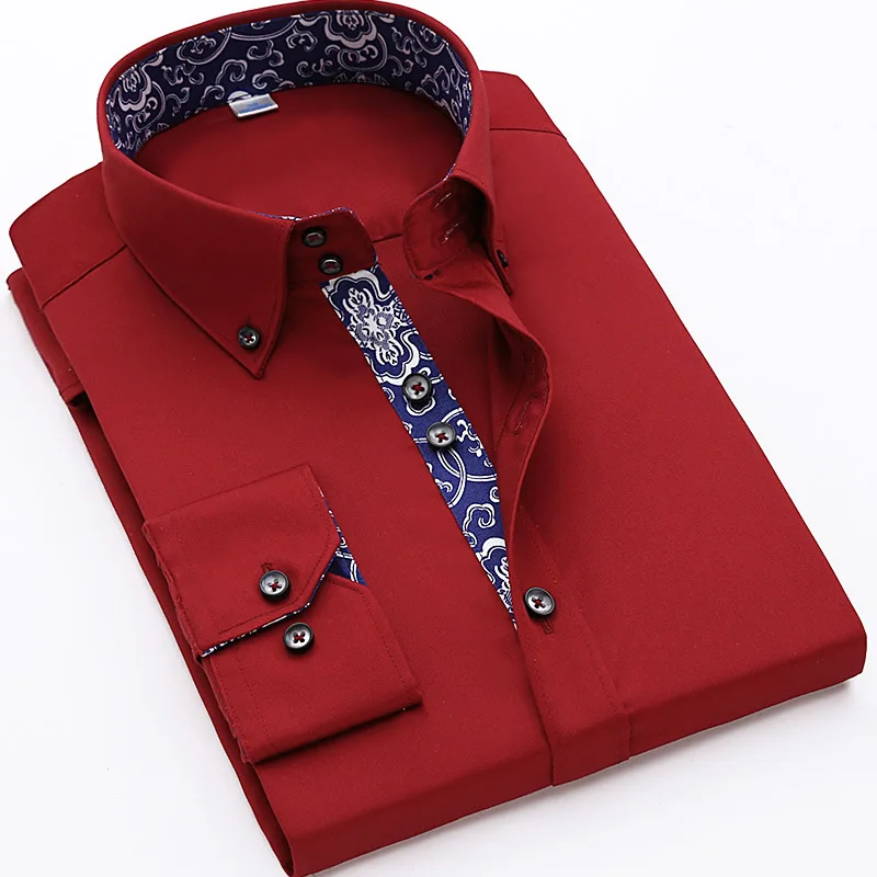 Spring and autumn men's no iron pure mercerized cotton shirt men's long sleeve slim business shirt men's youth
Spring and autumn men's no iron pure mercerized cotton shirt men's long sleeve slim business shirt men's youth