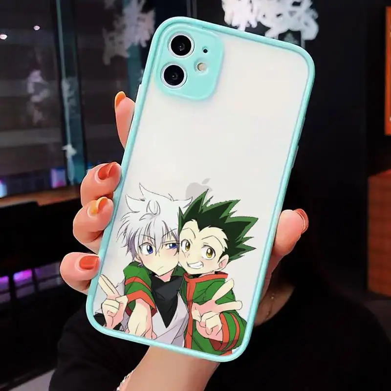 HUNTER x HUNTER HxH Gon Killua Anime Phone Case For iPhone 12 11 Mini Pro XR XS Max 7 8 Plus X Matte transparent blue Back Cover
HUNTER x HUNTER HxH Gon Killua Anime Phone Case For iPhone 12 11 Mini Pro XR XS Max 7 8 Plus X Matte transparent blue Back Cover