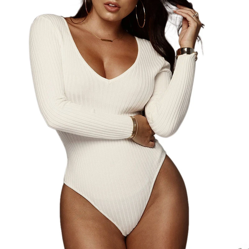 Women Long Sleeve Knitted Romper Sexy Off Shoulder Bodysuit Stretch Leotard Top Blouse Solid Jumpsuit Autumn Spring Clothes
Women Long Sleeve Knitted Romper Sexy Off Shoulder Bodysuit Stretch Leotard Top Blouse Solid Jumpsuit Autumn Spring Clothes