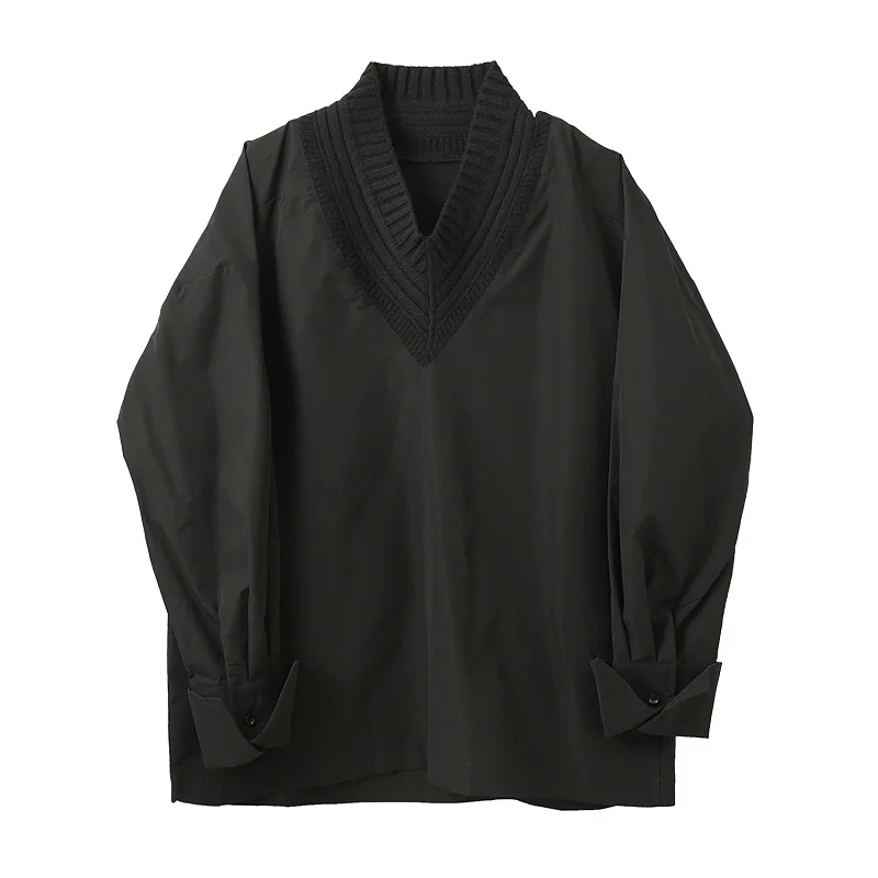 XITAO Streetwear Knit Panel V Neck Shirt Loose Plus Size Long Sleeve Wild Womens Tops and Blouses Trend Autumn New 2020 WJ1051
XITAO Streetwear Knit Panel V Neck Shirt Loose Plus Size Long Sleeve Wild Womens Tops and Blouses Trend Autumn New 2020 WJ1051