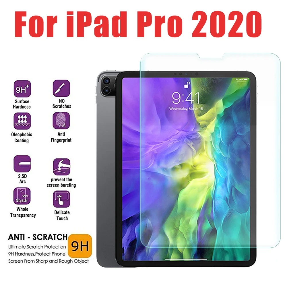 Для ipad pro 2020 защита экрана 12 9 11 Защитная пленка из закаленного стекла i pad