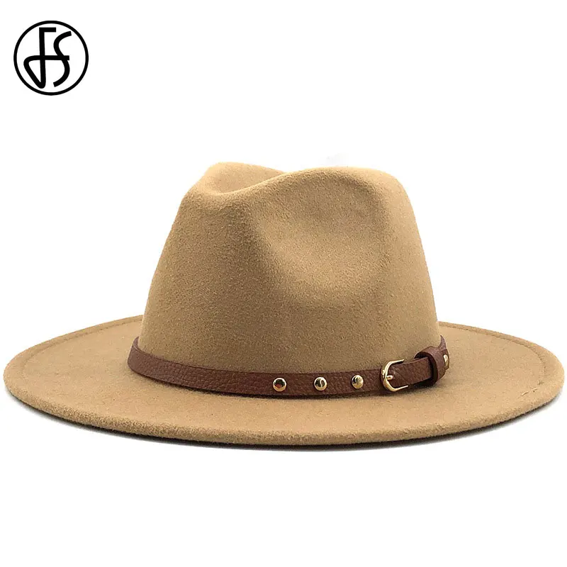 FS Winter Autumn Wool Hats For Women Men Ladies Jazz Felt Fedoras Wide Brim Gentleman Trilby Top Bowler Hats Feminino Gorra
FS Winter Autumn Wool Hats For Women Men Ladies Jazz Felt Fedoras Wide Brim Gentleman Trilby Top Bowler Hats Feminino Gorra