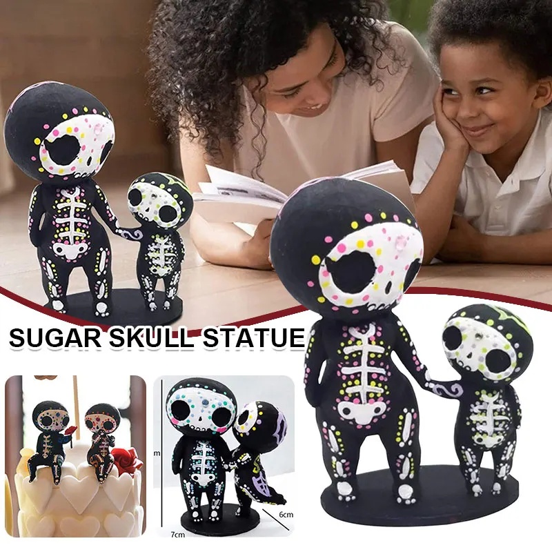 2PCS Sugar Skull Couple Figurine Resin Statue for Home Decor Indoor Desktop Ornaments LB88
2PCS Sugar Skull Couple Figurine Resin Statue for Home Decor Indoor Desktop Ornaments LB88