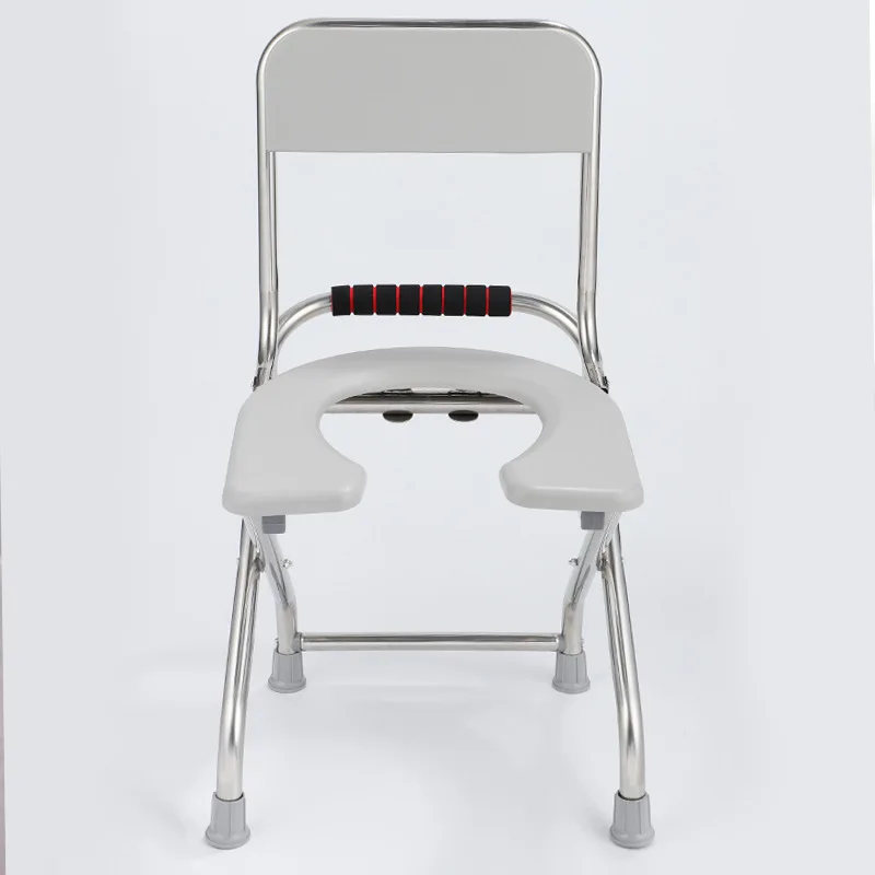 

Foldable Commode Chair Medical Bedside Potty Chair For Elderly Pregnant Women Toilet Stool Mobile Squatting Chair Shower Chairs