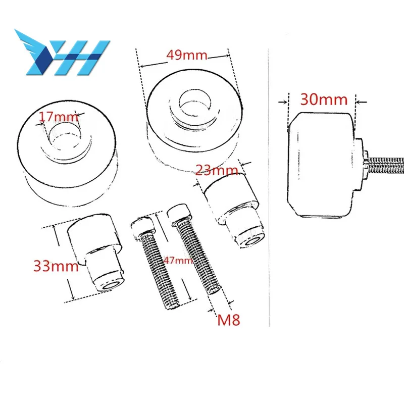 Motorcycle Frame Sliders+Falling Engine Crash Pad Wheels for KTM RC390 2014 2015 2016 2017 2018
Motorcycle Frame Sliders+Falling Engine Crash Pad Wheels for KTM RC390 2014 2015 2016 2017 2018