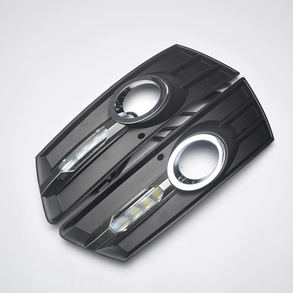 1 Pair ECAHAYAKU Car-styling Car LED Daytime Running Lights DRL Day Lights replace Fog Lamp Hole Covers for VW CC 2012 2013 2014 
1 Pair ECAHAYAKU Car-styling Car LED Daytime Running Lights DRL Day Lights replace Fog Lamp Hole Covers for VW CC 2012 2013 2014