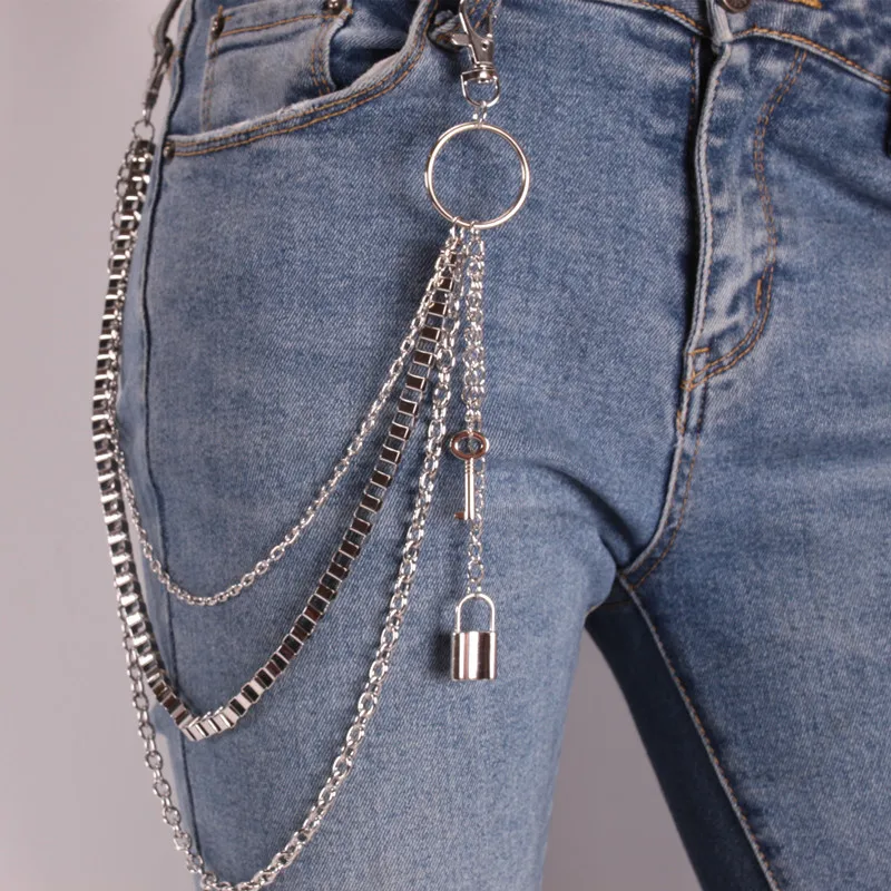 DIEZI Harajuku Vintage Car Jeans Pants Key Chain Ring Women Men Hip Hop Silver Color Lock Key Tassel Chain Pendant Chain For Bag
DIEZI Harajuku Vintage Car Jeans Pants Key Chain Ring Women Men Hip Hop Silver Color Lock Key Tassel Chain Pendant Chain For Bag