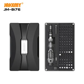 

JAKEMY JM-8176 106 in 1 precision screwdriver set with magnetic bits for repairing game console, phone, laptop, smart watch