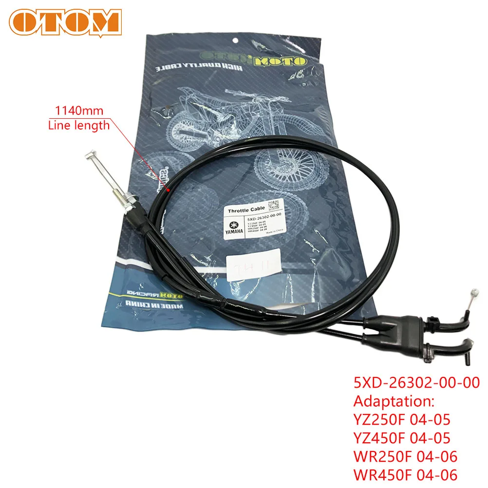 OTOM мотоциклетный трос дроссельной заслонки акселератор Тяговая линия натяжение прямая головка масляные шланги проволока топливные трубы для YAMAHA YZ250F WR250FX 
OTOM мотоциклетный трос дроссельной заслонки акселератор Тяговая линия натяжение прямая головка масляные шланги проволока топливные трубы для YAMAHA YZ250F WR250FX