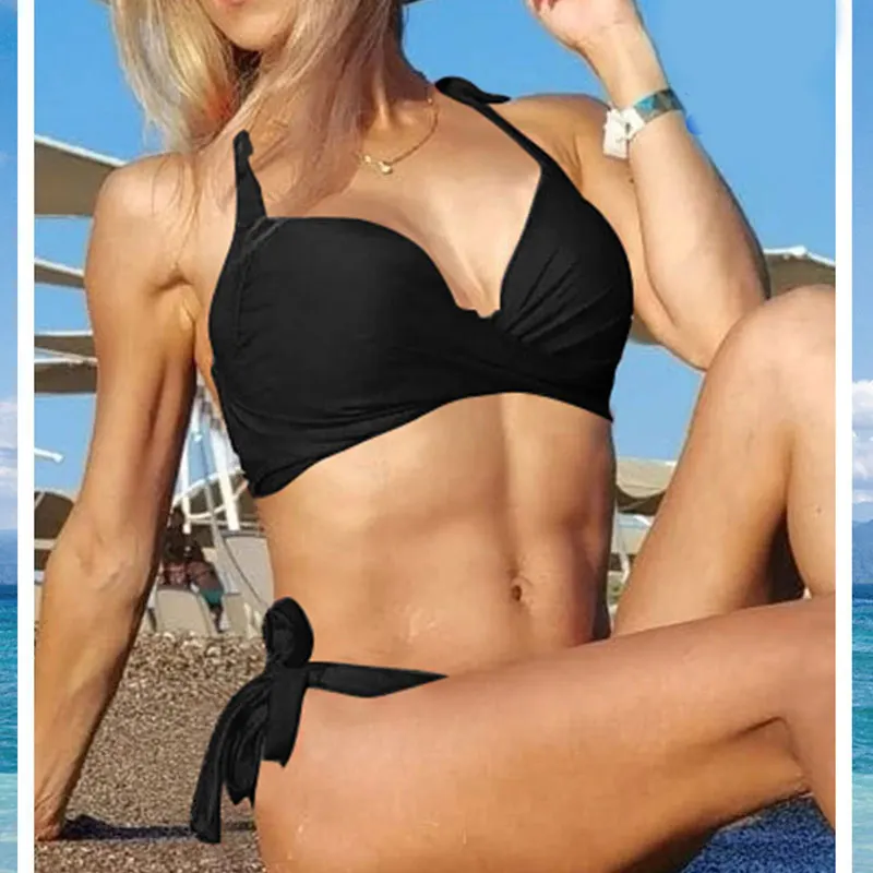Rinabe Solid Bikinis 2022 Push Up Swimsuit Women Halter Swimwear Sexy Thong Bathing Suit Bandage Plus Size Bikini Set Beach Wear
Rinabe Solid Bikinis 2022 Push Up Swimsuit Women Halter Swimwear Sexy Thong Bathing Suit Bandage Plus Size Bikini Set Beach Wear