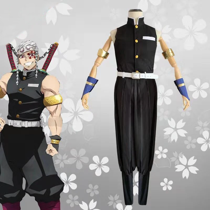 Новинка 2019 года аниме убийца демонов Kimetsu no Yaiba Косплей Uzui Tengen костюм для косплея
