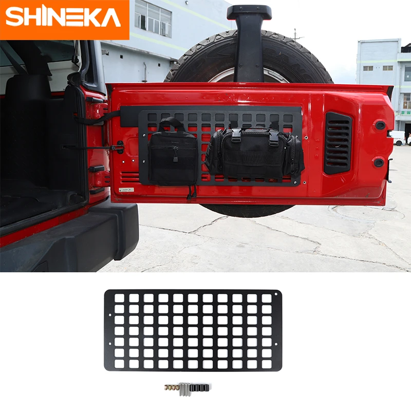 SHINEKA Car Rear Tailgate Storage Racks Trunk Cargo Shelf Aluminum Alloy Luggage Storage Carrier For Jeep Wrangler JK 2007-2017
SHINEKA Car Rear Tailgate Storage Racks Trunk Cargo Shelf Aluminum Alloy Luggage Storage Carrier For Jeep Wrangler JK 2007-2017