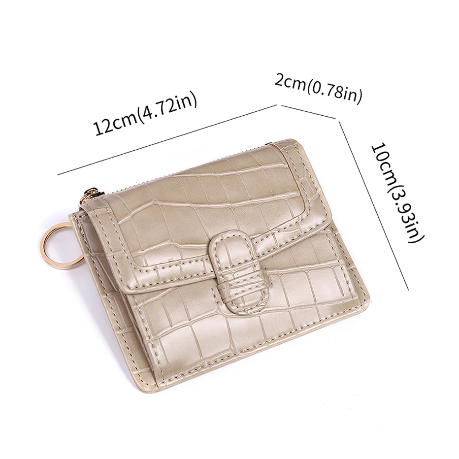 2021 New Wallet Women Keychain Hasp Female Purse Short Credit Card Holder Multi-card Money Coin Bags Ladies Clutch
2021 New Wallet Women Keychain Hasp Female Purse Short Credit Card Holder Multi-card Money Coin Bags Ladies Clutch