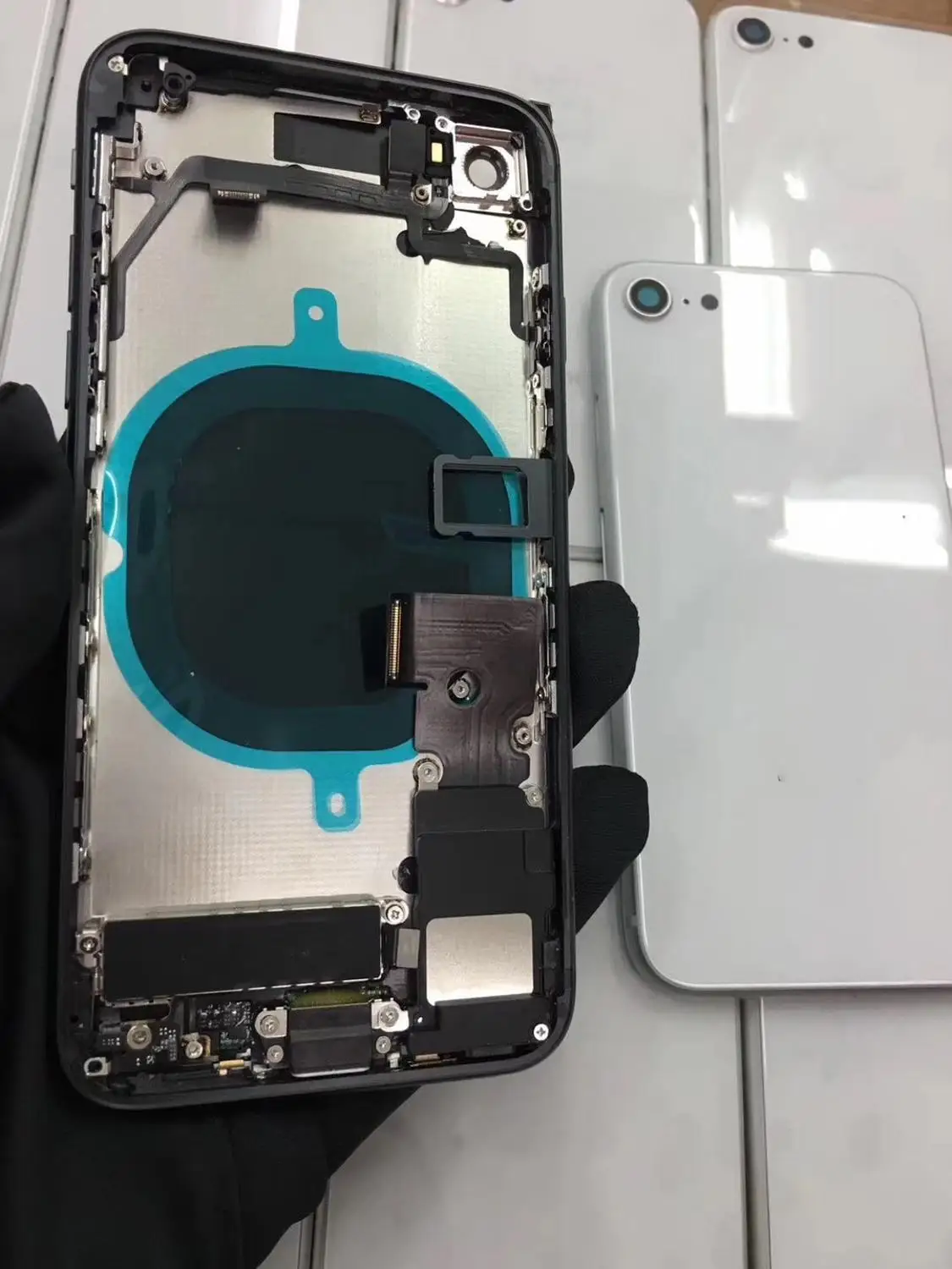 Full Back Housing For iPhone 8G/8Plus Middle Frame Housing Battery Door Rear Cover Body with Flex Cable Parts Assembly
Full Back Housing For iPhone 8G/8Plus Middle Frame Housing Battery Door Rear Cover Body with Flex Cable Parts Assembly