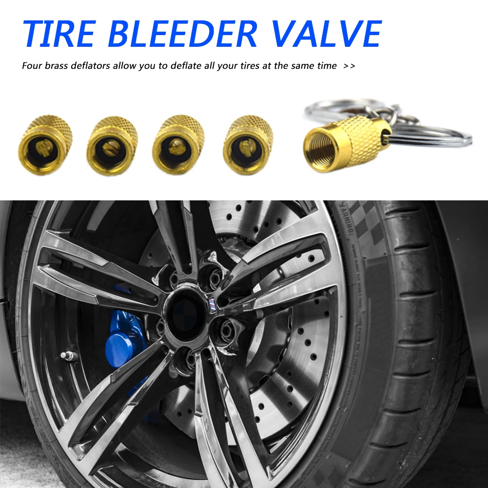 Портативный латунный дефлятор воздуха для внедорожников и 4 колпачка клапанов
Портативный латунный дефлятор воздуха для внедорожников и 4 колпачка клапанов