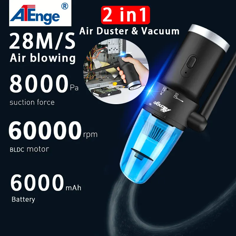 Cordless Electric High Pressure Air Duster - Computer Cleaner Blower - Keyboard Cleaner - Electronic Devices and Laptop Cleaner
Cordless Electric High Pressure Air Duster - Computer Cleaner Blower - Keyboard Cleaner - Electronic Devices and Laptop Cleaner