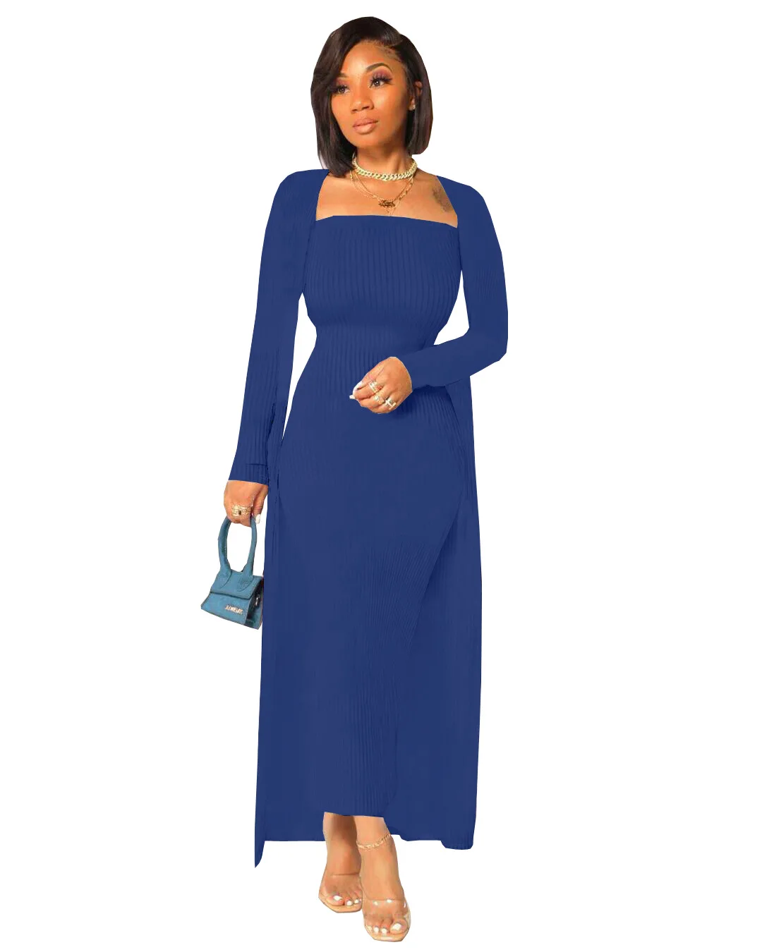 Women Dress Set Autumn Winter New Two-piece Set Solid Color Dress and Long Coat Women Fashion Office Lady Vestidos
Women Dress Set Autumn Winter New Two-piece Set Solid Color Dress and Long Coat Women Fashion Office Lady Vestidos
