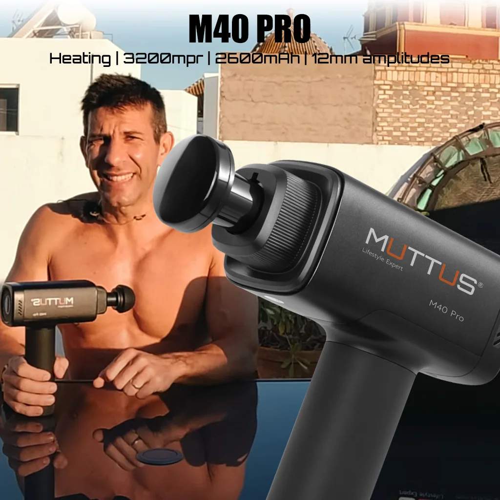 M40Pro перкуссионный массажный пистолет для глубоких тканей домашних и спортивных