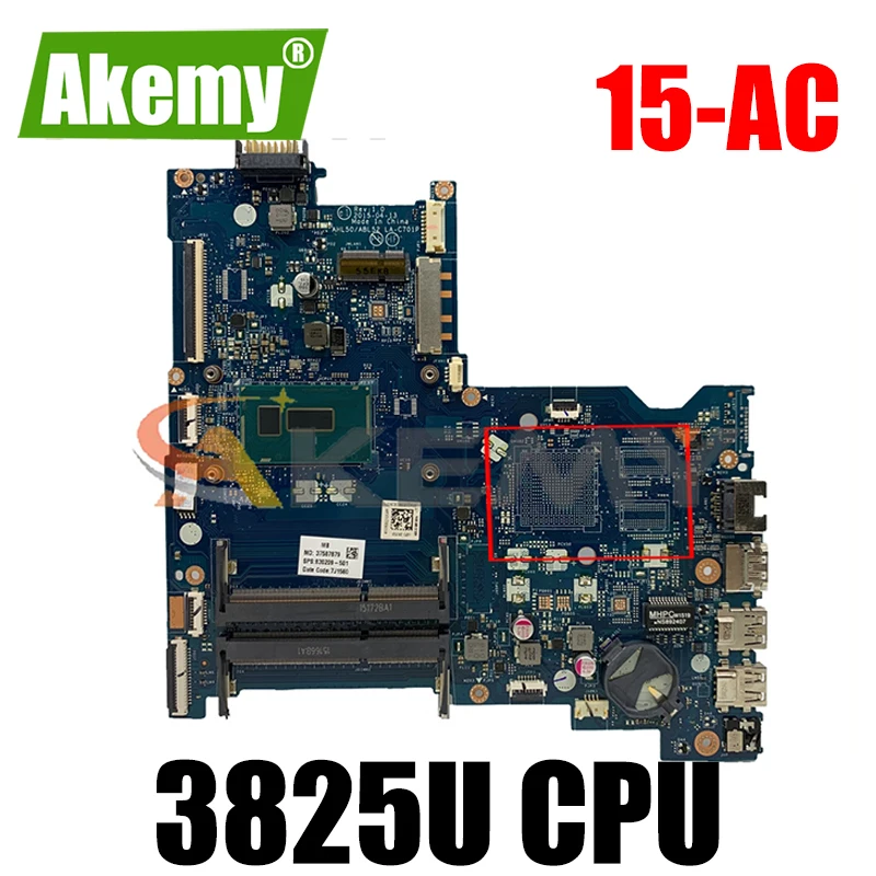 823922-001 823922-501 для струйного принтера HP Pavilion 15-AC Pentium 3825U Материнская плата ноутбука AHL50/ABL52 LA-C701P SR24B DDR3 материнская плата для ноутбука
823922-001 823922-501 для струйного принтера HP Pavilion 15-AC Pentium 3825U Материнская плата ноутбука AHL50/ABL52 LA-C701P SR24B DDR3 материнская плата для ноутбука