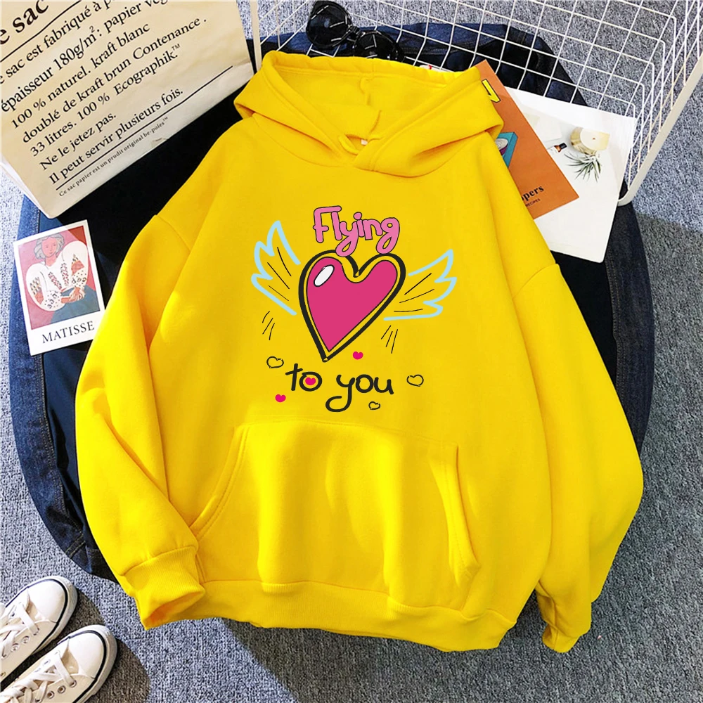 Женская толстовка с капюшоном Flying To You, новинка 2021, флисовые худи в стиле хип-хоп, модная повседневная одежда, Женская Осенняя толстовка с кру...
Женская толстовка с капюшоном Flying To You, новинка 2021, флисовые худи в стиле хип-хоп, модная повседневная одежда, Женская Осенняя толстовка с кру...