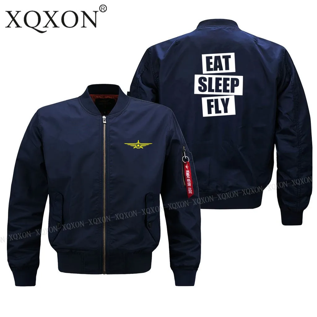 New-Windproof Waterproof Cold Proof Coats Jacket EAT SLEEP FLY Pilot Life Erery Day Design Men Pilot Jacket(Customizable) J603
New-Windproof Waterproof Cold Proof Coats Jacket EAT SLEEP FLY Pilot Life Erery Day Design Men Pilot Jacket(Customizable) J603