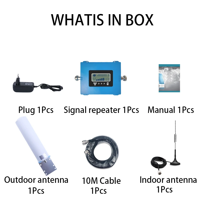 Band20 4G Mobile Phone Signal Booster Amplifier 800MHz FDD Europe Cell Phone Amplifier LTE 800 MHz 4g Repeater Set B20
Band20 4G Mobile Phone Signal Booster Amplifier 800MHz FDD Europe Cell Phone Amplifier LTE 800 MHz 4g Repeater Set B20