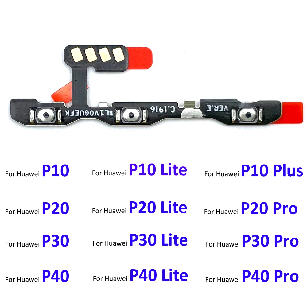 10PCS Power On Off Switch Volume Side Key Button Ribbon Flex Cable For Huawei P40 P30 P20 Pro P10 P9 Plus Lite E P40 Lite 5G
10PCS Power On Off Switch Volume Side Key Button Ribbon Flex Cable For Huawei P40 P30 P20 Pro P10 P9 Plus Lite E P40 Lite 5G