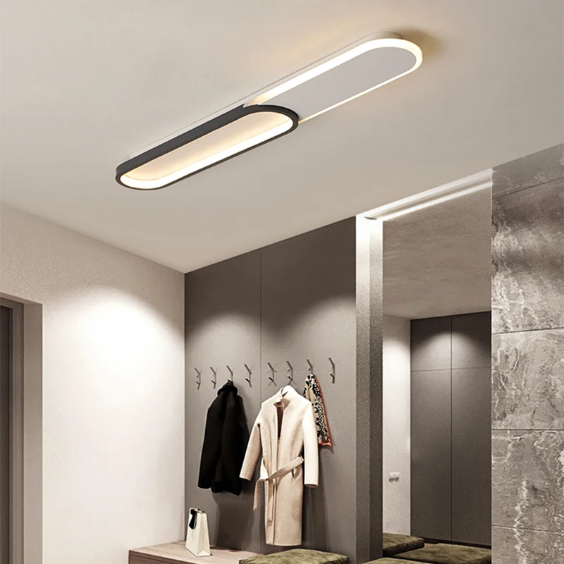 Modern LED Ceiling Light Rectangle office aisle balcony hall Lighting Fixture 110V 220V Black and White
Modern LED Ceiling Light Rectangle office aisle balcony hall Lighting Fixture 110V 220V Black and White