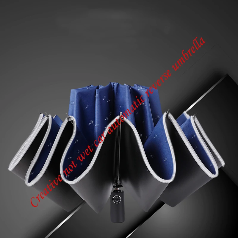 2020 new umbrella creative 10 bone reflective umbrella automatic car reverse umbrella vinyl folding outdoor travel umbrella
2020 new umbrella creative 10 bone reflective umbrella automatic car reverse umbrella vinyl folding outdoor travel umbrella