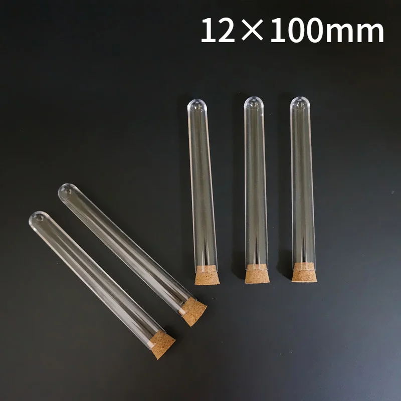 Пробирка пластиковая с круглым дном, 30 шт./лот, 12x100 мм, пустые пробирки для ароматизированного чая с пробковыми пробками 
Пробирка пластиковая с круглым дном, 30 шт./лот, 12x100 мм, пустые пробирки для ароматизированного чая с пробковыми пробками