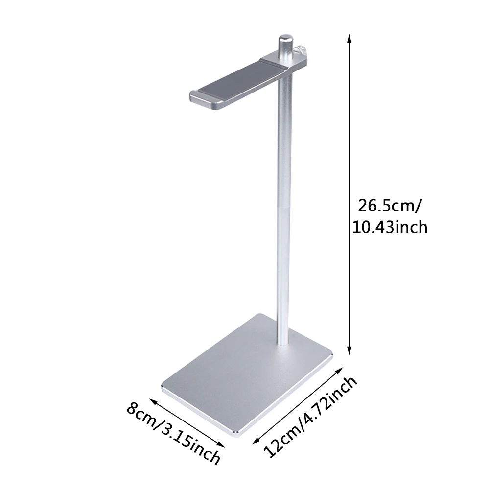 Desk Universal Headphone Stand Stable Headset Holder Height Adjustable Home Aluminum Alloy Durable Heaphone Accessories 
Desk Universal Headphone Stand Stable Headset Holder Height Adjustable Home Aluminum Alloy Durable Heaphone Accessories