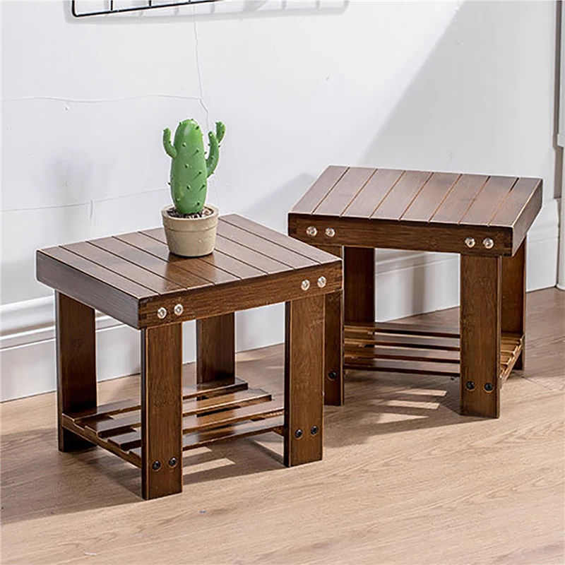Household Retro Style Square Stool Living Room Entryway Bathroom Balcony Creative Bamboo Footstool Laundry Stool
Household Retro Style Square Stool Living Room Entryway Bathroom Balcony Creative Bamboo Footstool Laundry Stool