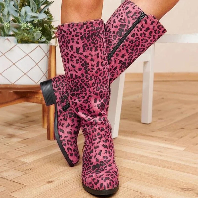 Fashion Autumn Winter Modern Boots Women Knee High Boots 2021 Female Round Toe Low Heels Shoes Ladies Zippers Shoes For Woman
Fashion Autumn Winter Modern Boots Women Knee High Boots 2021 Female Round Toe Low Heels Shoes Ladies Zippers Shoes For Woman