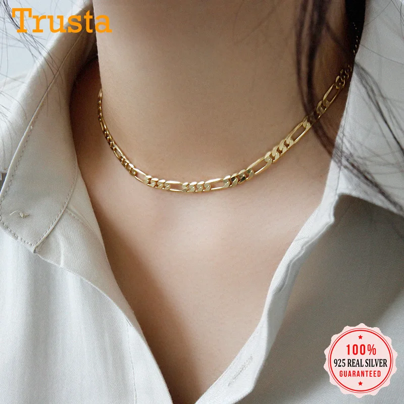 Trustdavis Real 925 Sterling Silver Simple Office Lady Personality Silver Chain Ornament For Women Wedding Jewelry Gift YQ203
Trustdavis Real 925 Sterling Silver Simple Office Lady Personality Silver Chain Ornament For Women Wedding Jewelry Gift YQ203