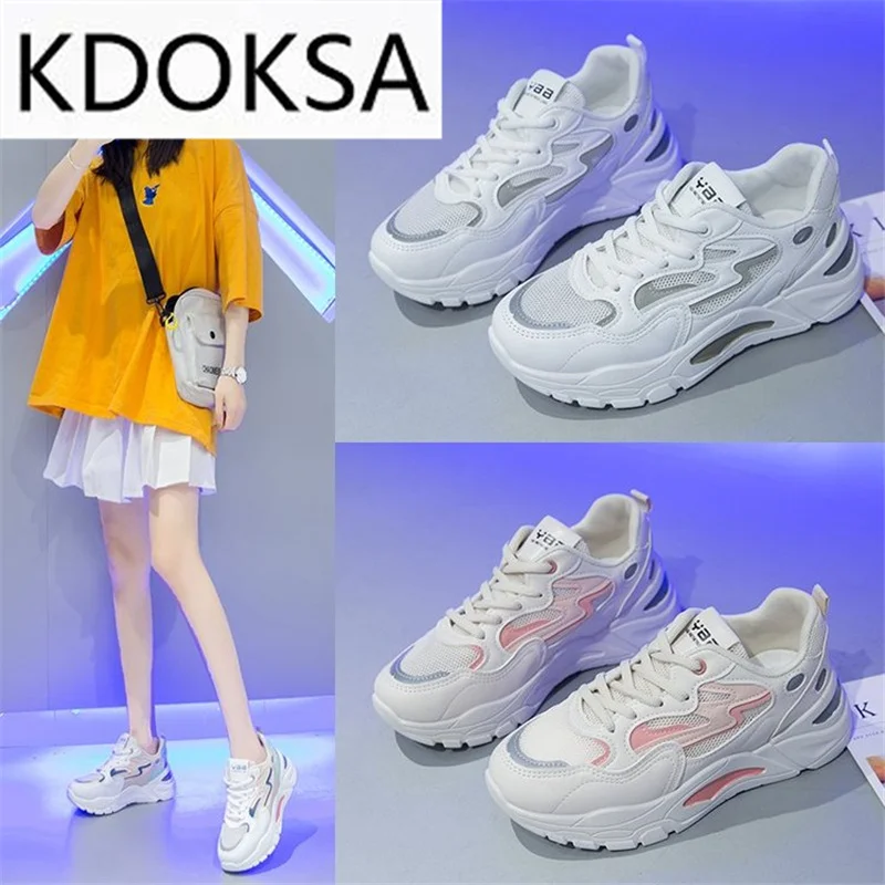 Новинка Весна 2021, Женская обувь в Корейском стиле, Женская Студенческая спортивная обувь на толстой подошве со шнуровкой, Женская Повседнев... 
Новинка Весна 2021, Женская обувь в Корейском стиле, Женская Студенческая спортивная обувь на толстой подошве со шнуровкой, Женская Повседнев...