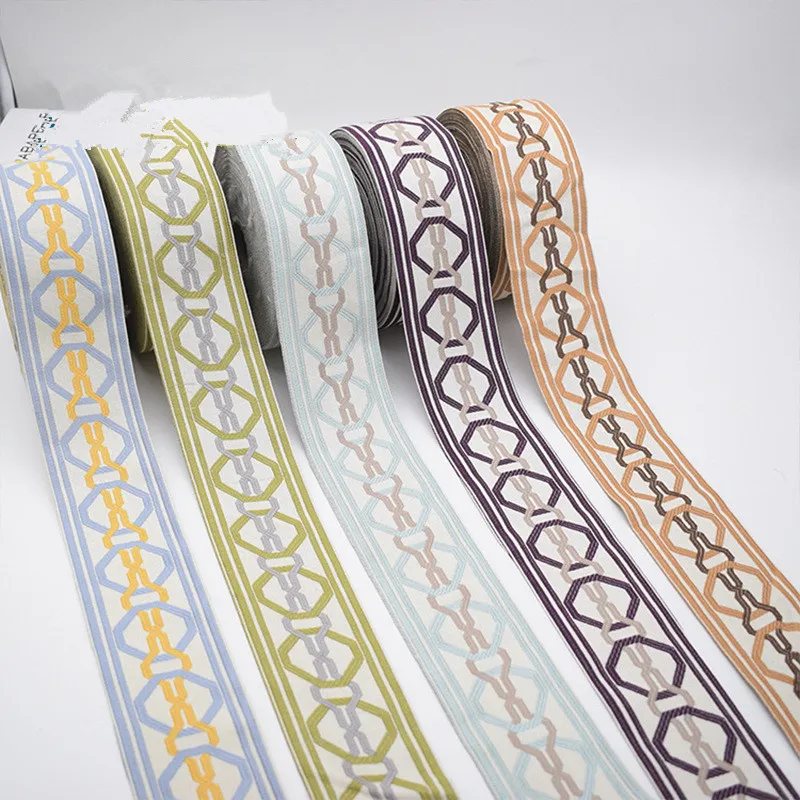 QGVLish 25M/Roll 7cm Wide Jacquard Ribbon Belt DIY Sewing Sofa Costumes Curtain Trims Embroidery Lace Trim Material Home Decor
QGVLish 25M/Roll 7cm Wide Jacquard Ribbon Belt DIY Sewing Sofa Costumes Curtain Trims Embroidery Lace Trim Material Home Decor